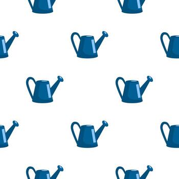 patrón sin costuras con regadera en diseño de estilo plano. aislado sobre fondo blanco. v vector