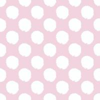 Pom poms of seamless pattern. Hand drawn cute background. vector