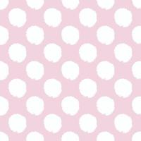 Pom poms of seamless pattern. Hand drawn cute background. vector