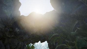 Sun Light inside Mysterious Cave photo