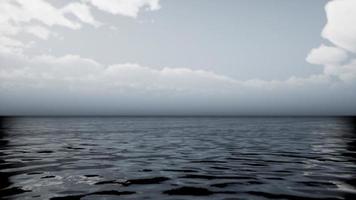 morning fog over the sea photo