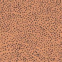 Creative hand drawn polka dot seamless pattern. Simple design vector