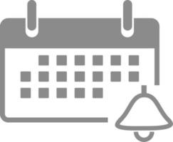 fecha alarma calendario icono logotipo símbolo imágenes prediseñadas vector