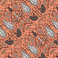 Javanese Pattern. Line ethnic pattern design for background vector