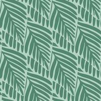 Summer nature jungle seamless pattern. Exotic plant. vector