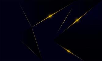 Abstract blue polygon triangles shape pattern background with lighting effect luxury style. Illustration Vector design digital technology concept.
