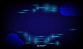 Vector illustration technology with line pattern over dark blue background.