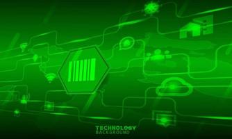 Abstract Light technology concept. technology background. neon effect. circuit board concept. Hi-tech digital technology. vector