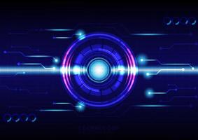 Futuristic abstract technology background . vector tech circle and technology background.