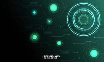 Futuristic abstract technology background . vector tech circle and technology background.