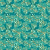 Abstract leaves seamless pattern. Modern leaf endless wallpaper. vector