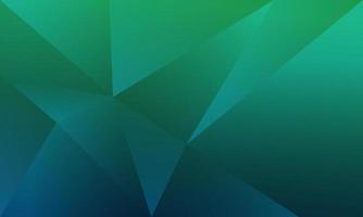 Abstract dark blue and green polygon triangles shape pattern background. Illustration Vector design digital technology concept.