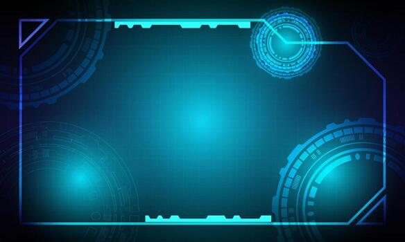 Futuristic abstract technology background . vector tech circle and technology background.