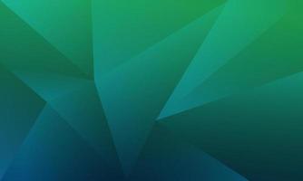 Abstract dark blue and green polygon triangles shape pattern background. Illustration Vector design digital technology concept.