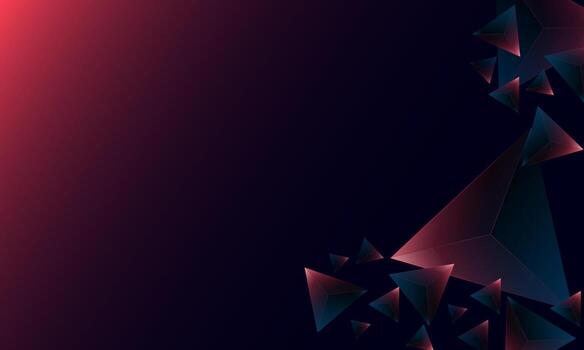 Abstract dark purple polygon triangles shape pattern on background. Illustration Vector design digital technology concept.