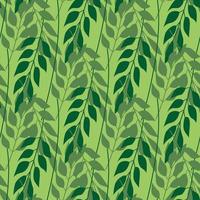 Herbal leaves seamless pattern , Fashion, interior, wrapping consept. vector