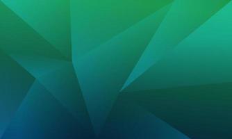 Abstract dark blue and green polygon triangles shape pattern background. Illustration Vector design digital technology concept.