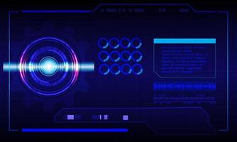 Futuristic abstract technology background . vector tech circle and technology background.