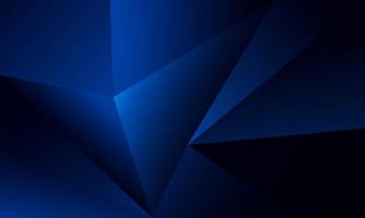 Abstract blue polygon triangles shape pattern background with lighting effect luxury style. Illustration Vector design digital technology concept.