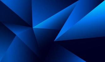 Abstract blue polygon triangles shape pattern background with lighting effect luxury style. Illustration Vector design digital technology concept.