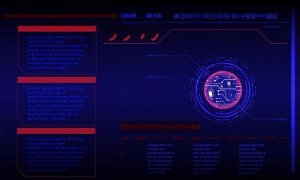 Futuristic abstract technology background . vector tech circle and technology background.