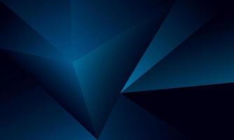 Abstract blue polygon triangles shape pattern background with lighting effect luxury style. Illustration Vector design digital technology concept.