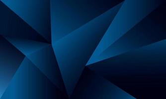 Abstract blue polygon triangles shape pattern background with lighting effect luxury style. Illustration Vector design digital technology concept.