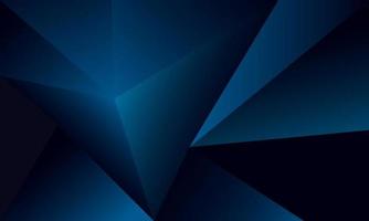Abstract blue polygon triangles shape pattern background with lighting effect luxury style. Illustration Vector design digital technology concept.