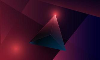 Abstract dark purple polygon triangles shape pattern on background. Illustration Vector design digital technology concept.