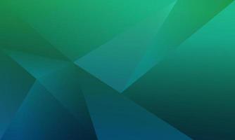 Abstract dark blue and green polygon triangles shape pattern background. Illustration Vector design digital technology concept.