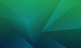 Abstract dark blue and green polygon triangles shape pattern background. Illustration Vector design digital technology concept.