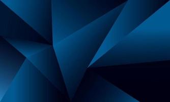 Abstract blue polygon triangles shape pattern background with lighting effect luxury style. Illustration Vector design digital technology concept.