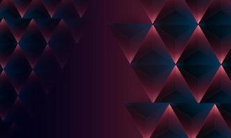 Abstract dark purple polygon triangles shape pattern on background. Illustration Vector design digital technology concept.