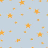 beautiful seamless pattern of star vector