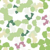 Camouflage seamless pattern. Irregular shapes endless wallpaper. Abstract animal print. vector