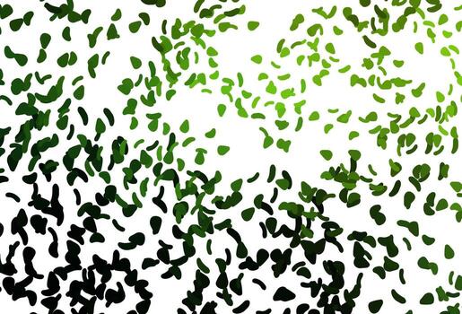 Light Green, Yellow vector texture with random forms.