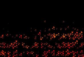 Dark Orange vector pattern with lamp shapes.