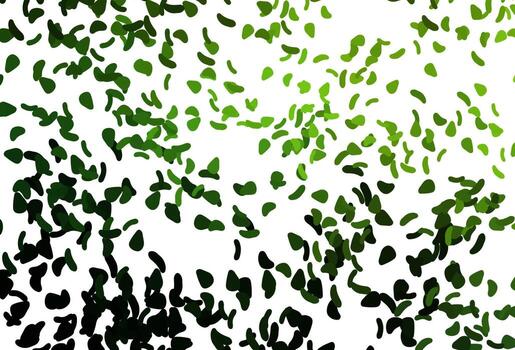 Light Green, Yellow vector background with abstract forms.