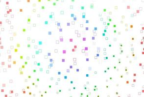Light Multicolor, Rainbow vector template with square style.