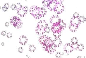 Light Pink vector layout with circle shapes.
