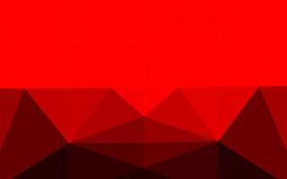 Light Red vector abstract polygonal cover.