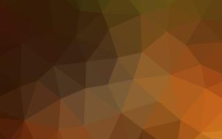 Dark Orange vector abstract polygonal layout.