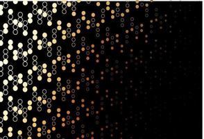 Dark Orange vector texture with disks.