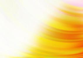 Light Yellow, Orange vector glossy abstract background.