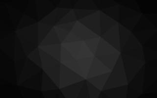 Dark Silver, Gray vector shining hexagonal template.