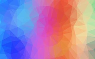 Light Multicolor, Rainbow vector abstract polygonal layout.