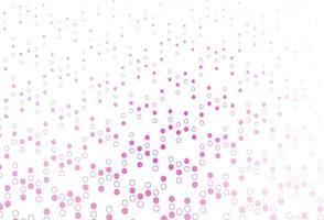 Light Pink vector layout with circle shapes.