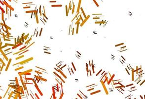 Light Orange vector template with repeated sticks.