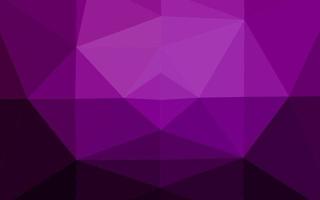 Dark Purple vector shining triangular background.