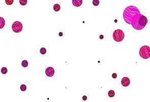 Light pink vector cover with spots.